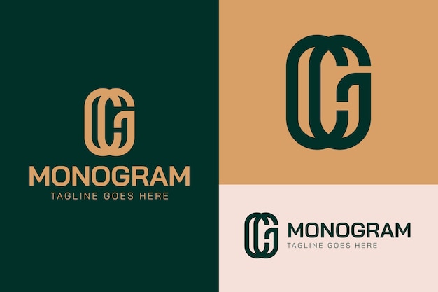 Cg-logo ontwerpsjabloon