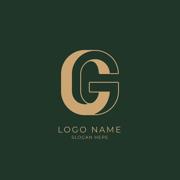 Vector cg logo template