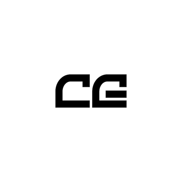 CG モノグラムロゴ デザイン文字 テキスト名 シンボル モノクロロゴタイプ アルファベット文字 シンプルロゴ