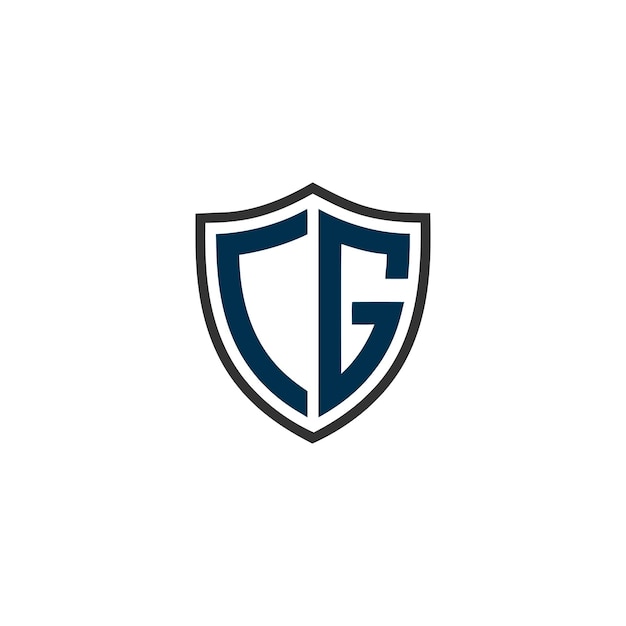 Cg  shield logo design