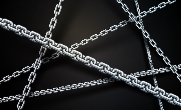 Vector chain background