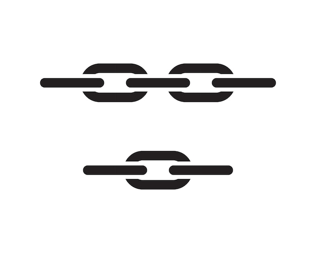 Vector chain icon vector illustration