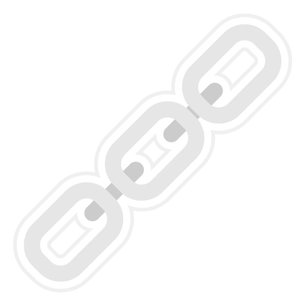 Вектор Векторное изображение значка цепи может быть использовано для пиратства
