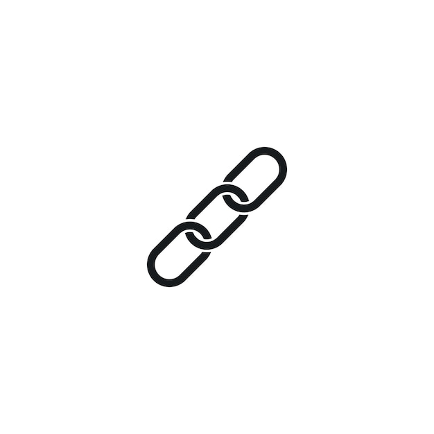 Chain logo template vector icon illustration