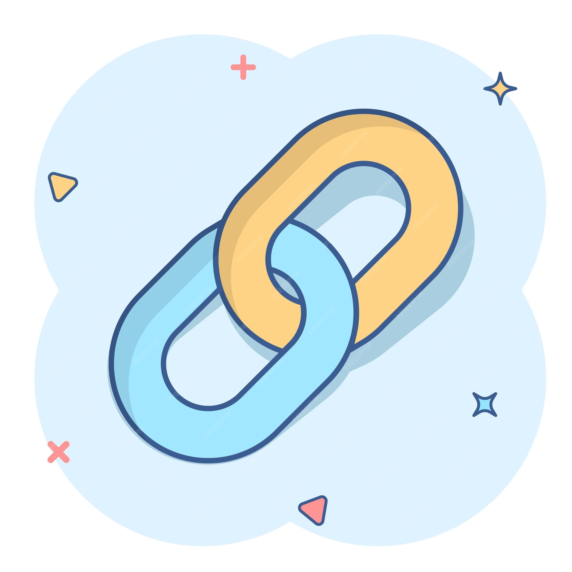 Premium Vector | Chain sign icon in comic style link vector cartoon illustration on white isolated background hyperlink business concept splash effect Premium Vector | Chain sign icon in comic style link vector cartoon illustration on white isolated background hyperlink business concept splash effect