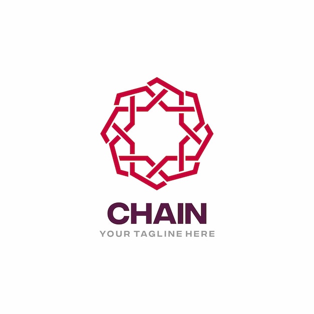 Chain Symbol Logo Vector