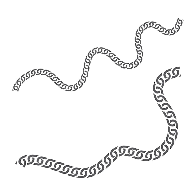 Premium vector chain vector illustration design