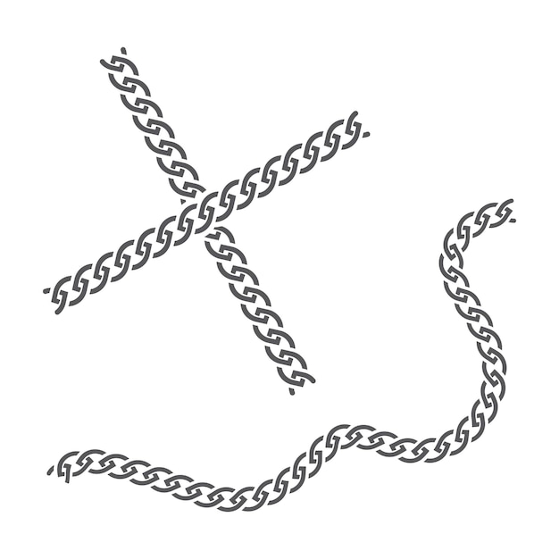 Vector chain vector illustration design