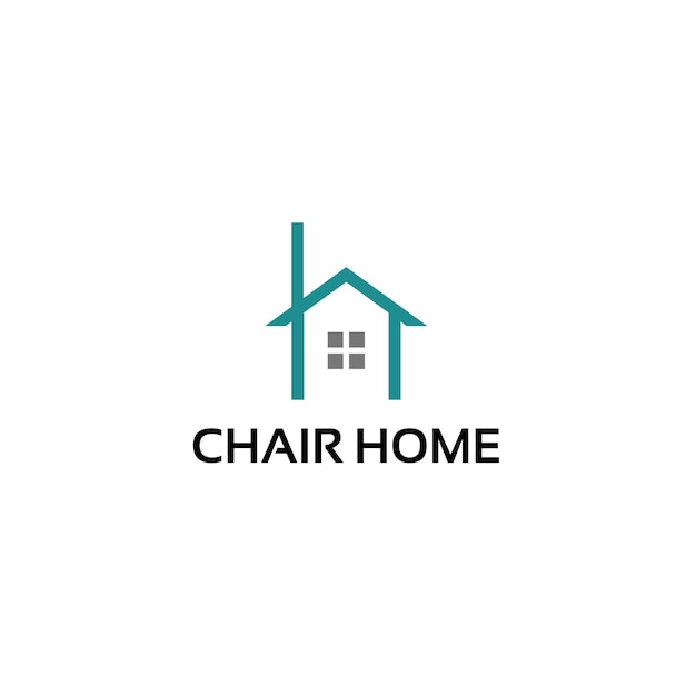 Chair home  logo template