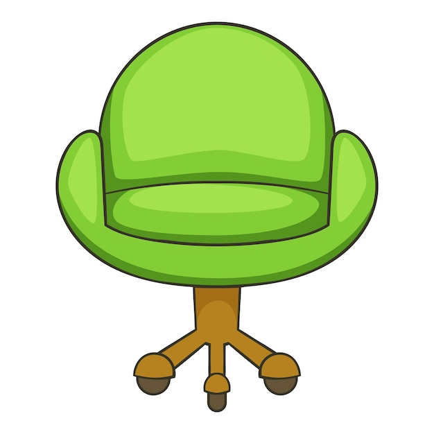 Vector chair icon cartoon illustration of chair vector icon for web