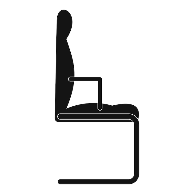 Chair icon Simple illustration of chair vector icon for web