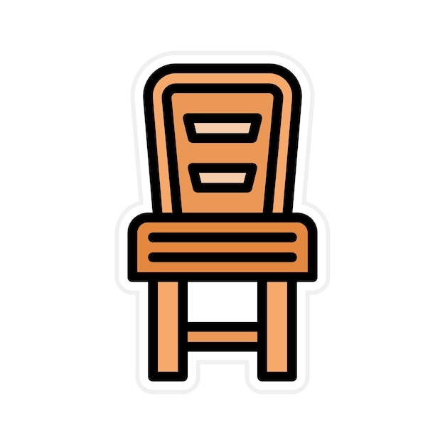 chair icon vector image can be used for luxury