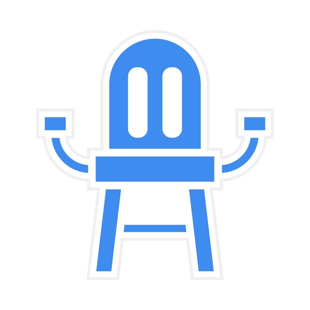 Vector chair icon vector image can be used for retro