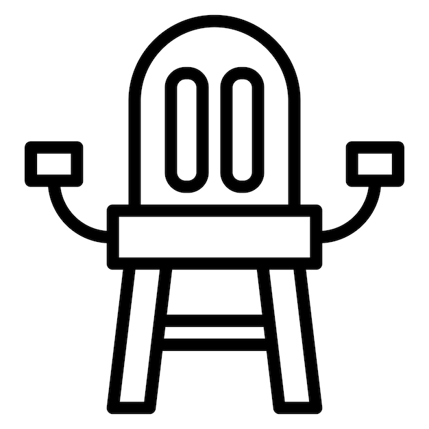 Chair icon vector image Can be used for Retro