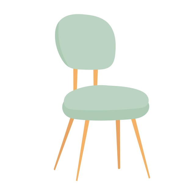 ベクトル フラット スタイルのベクトルの椅子
