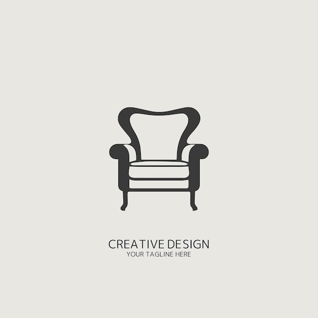 Chair logo vector