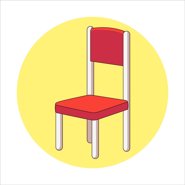 椅子のベクトル図