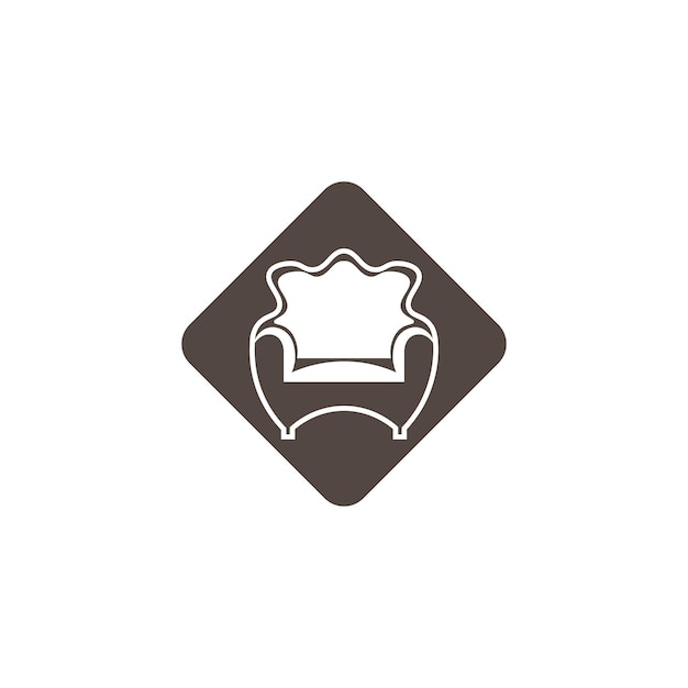 椅子のロゴ アイコンのデザイン シンボル