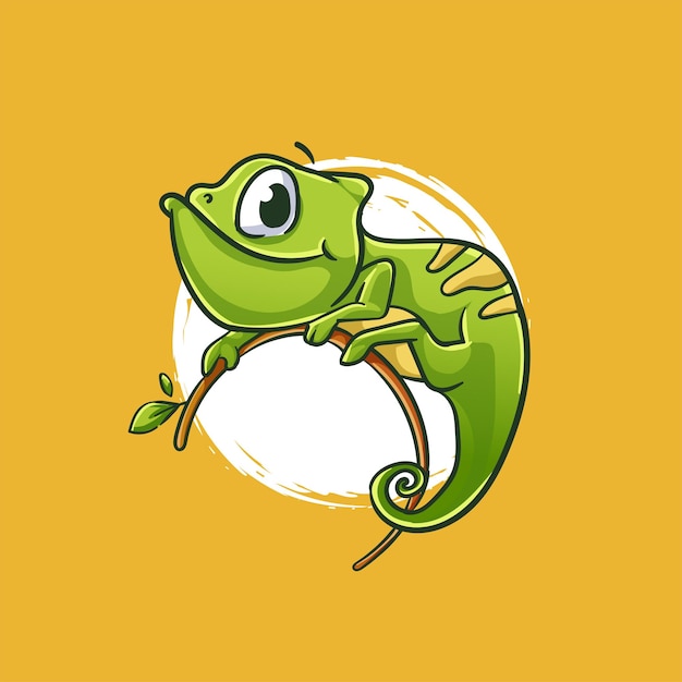 Chameleon Icon Design