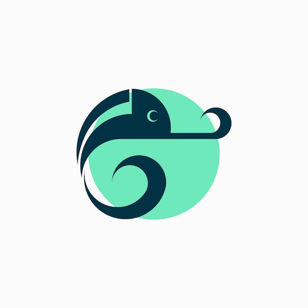 Chameleon logo design with modern concept