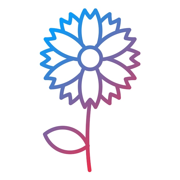 カモミールアイコンのベクトル画像は花に使用できます