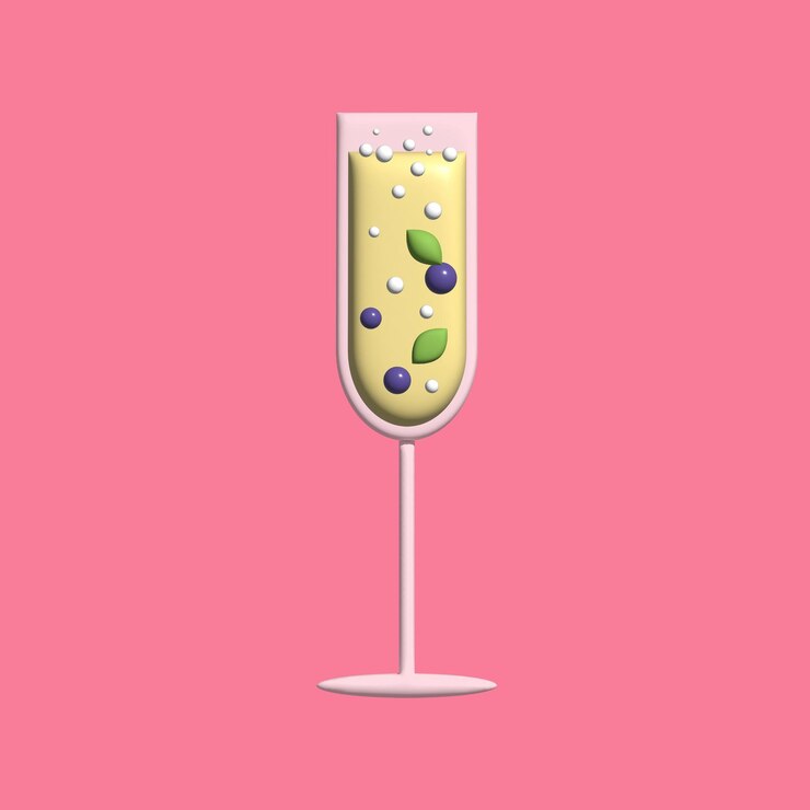 Vector champana coctel icon