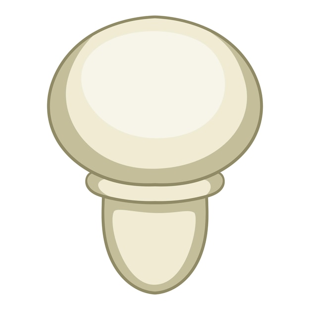 Champignon mushroom icon cartoon illustration of champignon mushroom vector icon for web design