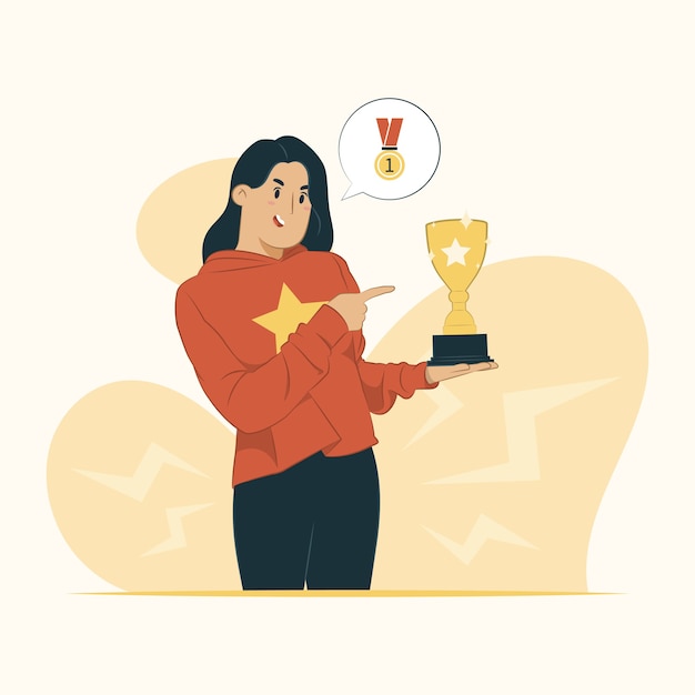 Концепция чемпиона, изолированные на белом фоне