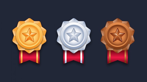 Champion medals illustration