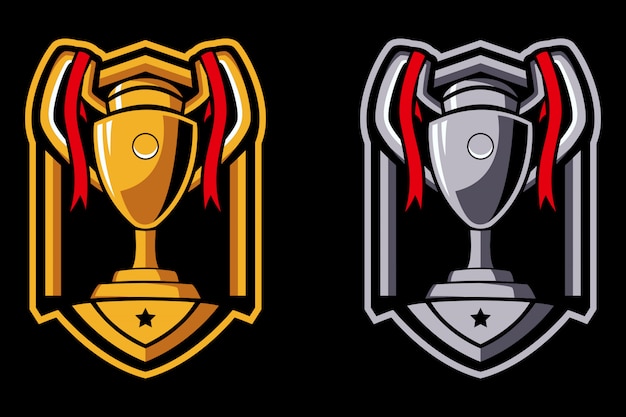 Champion trophy logo two color