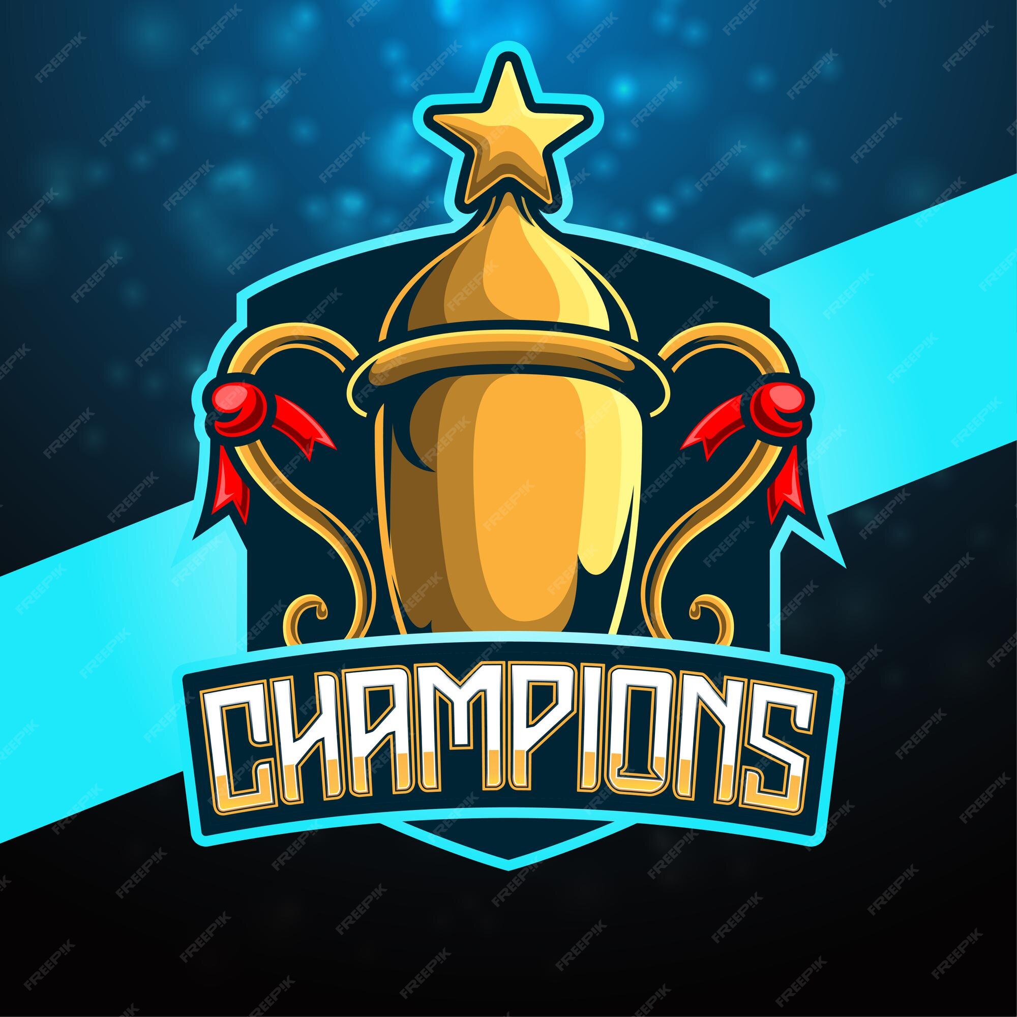 Tournament championship logo vector. Trophy logo 13267707 Vector Art at  Vecteezy