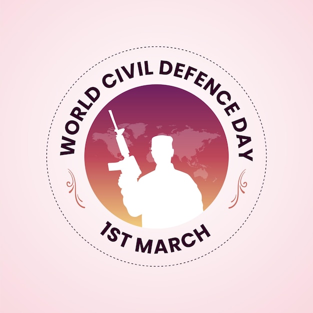 Вектор Защитники безопасности блистают во всемирный день гражданской обороны