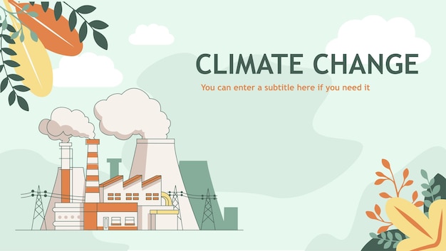 Change climate concept vector of climate change and saving the planet world environment day