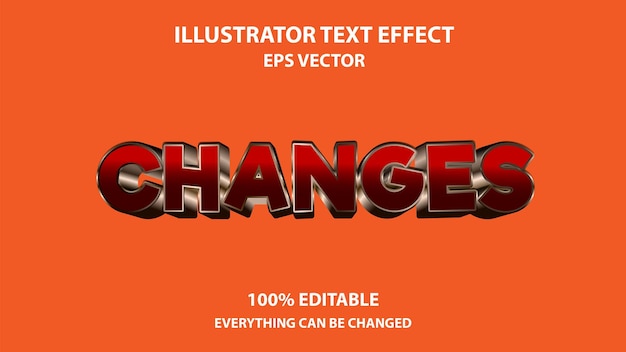 CHANGES EDITABLE TEXT EFFECT