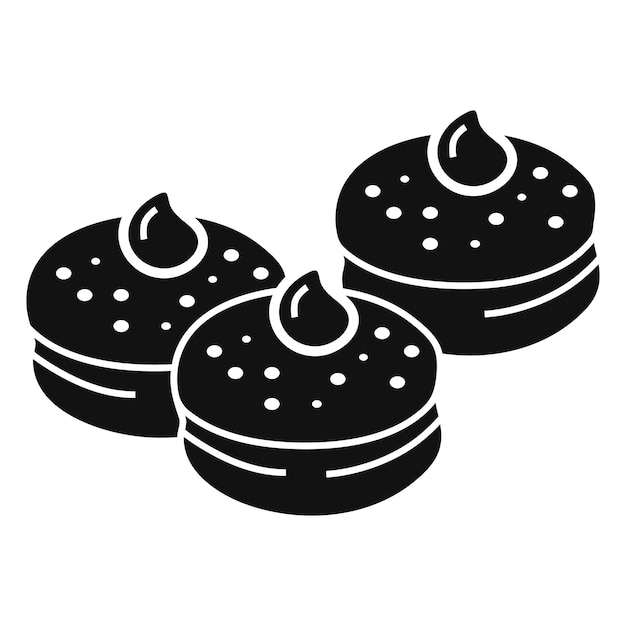 Chanoeka bakkerij pictogram Eenvoudige illustratie van Chanoeka bakkerij vector pictogram voor webdesign geïsoleerd op een witte achtergrond