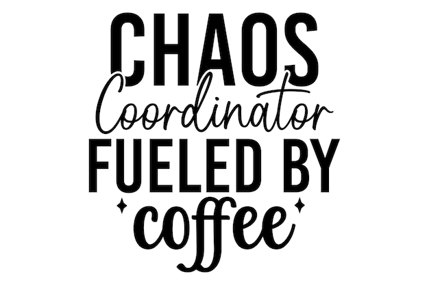 Chaoscoördinator aangedreven door koffie