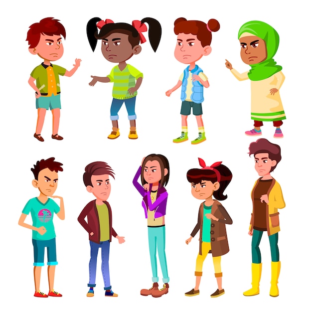 Набор персонажей для детей и подростков
