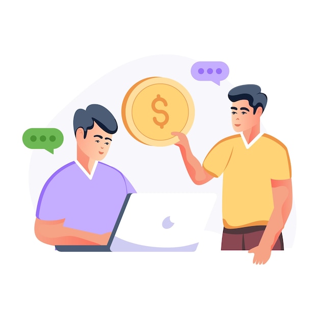 a character illustration denoting employee cost