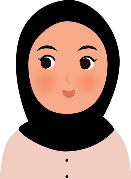 Character Illustration Vector Hijabi Girl