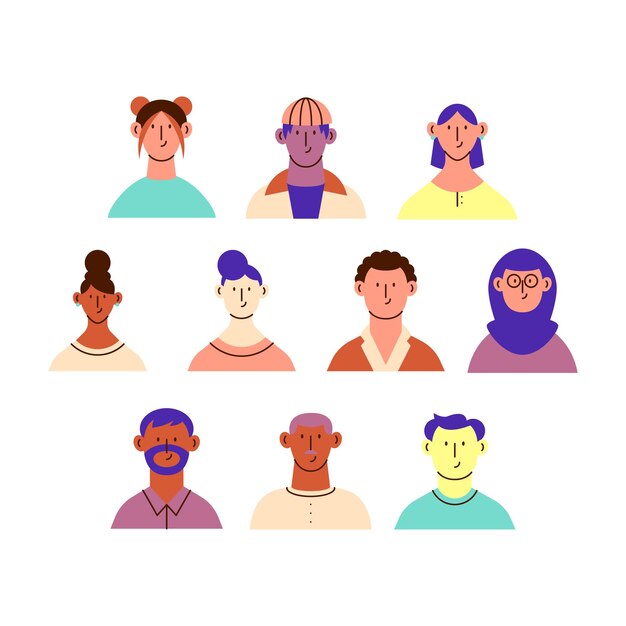 Vector character people