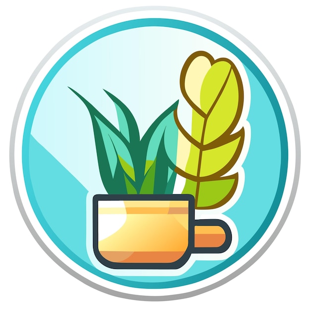 A character watering plants from a watering can vector illustration isolated on a white background