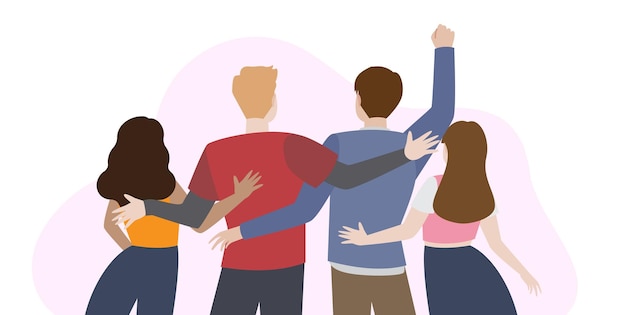 characters for international friendship day celebration