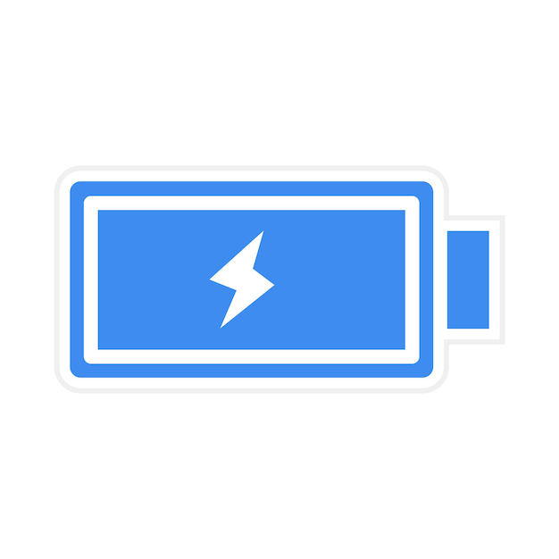 Вектор Векторное изображение значка зарядки батареи может быть использовано для батареи и питания