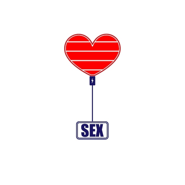 Charge sex and love symbol