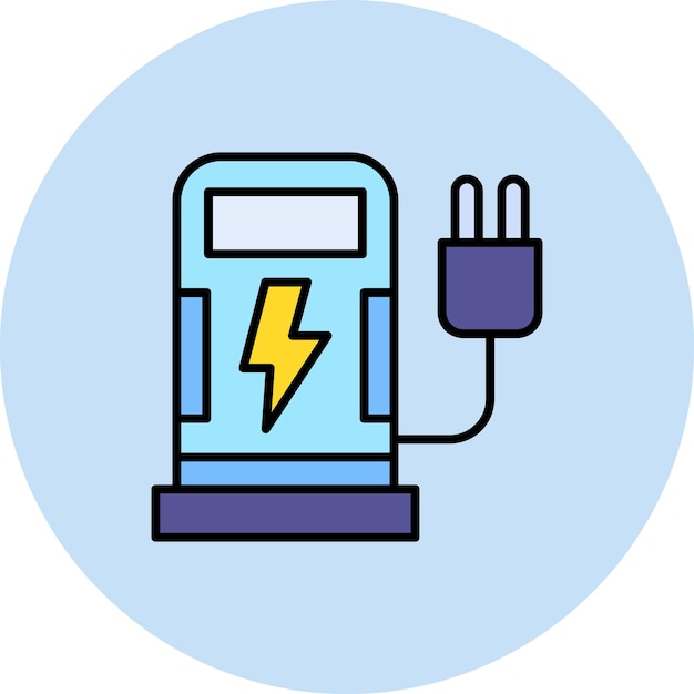 Charging Station icon vector image Can be used for Renewable Energy