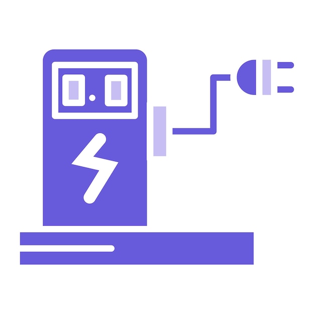 ベクトル charging station vector illustration