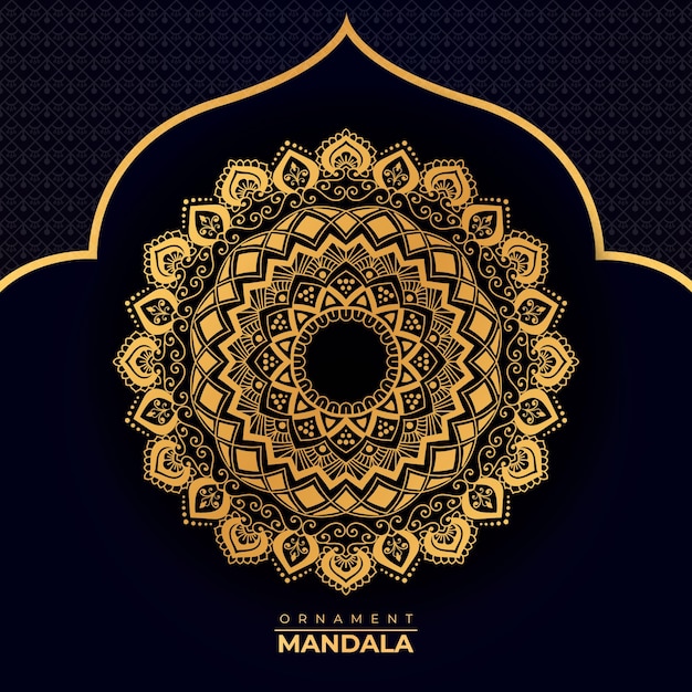 Vector charisma-ornament mandala-ontwerp