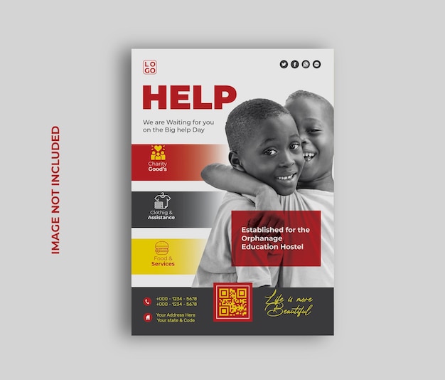 Charity Flyer Template Donation Charity Flyer Help Charity flyer design Template