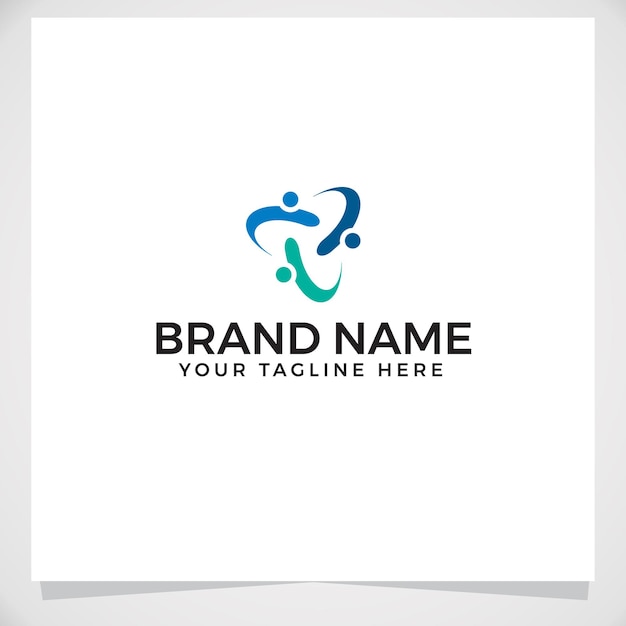 Charity group logo template