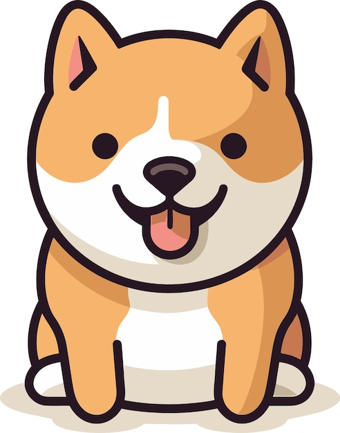 Charming Canines in Vectorized Artworks Illustrated Dog Breeds Digital Dog Collection